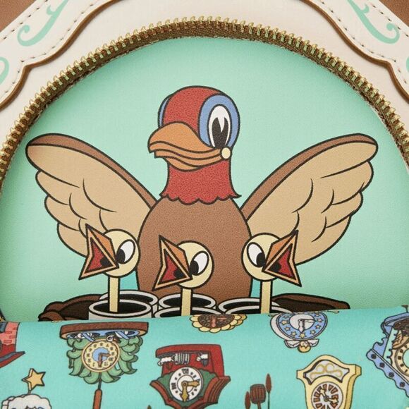 Loungefly WonderCon Exclusive Pinocchio Cuckoo Clock Mini Backpack - Picture 6 of 7